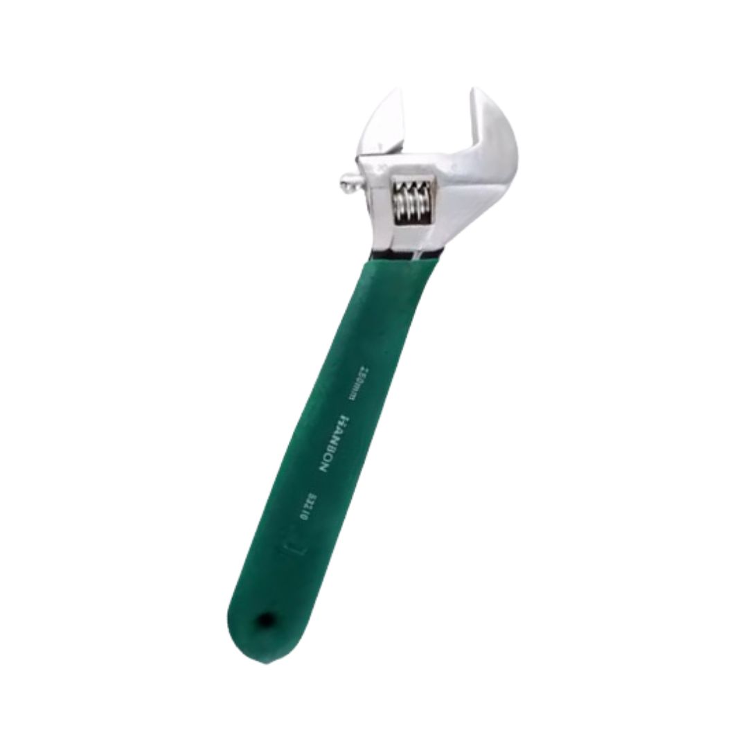  8" - Adjustable wrench (Green Grip)
